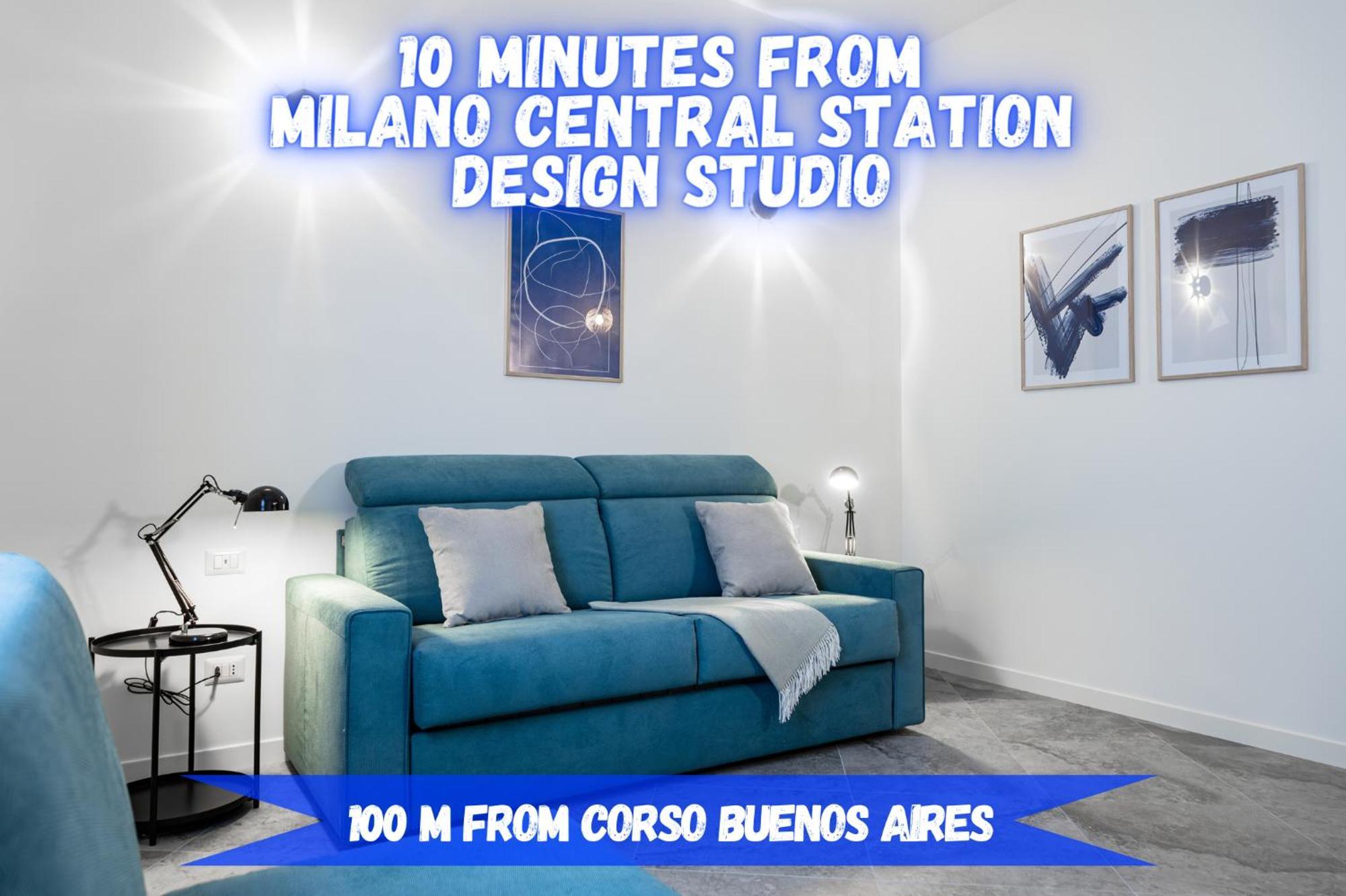 5' From Metro Lima, Design Studio Apartment Milan Exterior photo